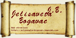 Jelisaveta Bogavac vizit kartica
